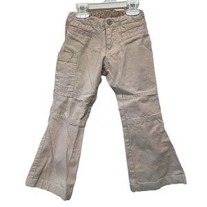 Gap Khaki Flare Leg Pants Size 4
